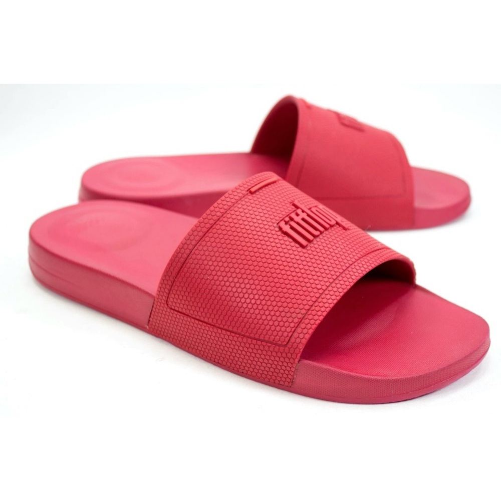 Fitflop Iqushion Womens Sz EU 41 US 9 Sandals Red Slide Flip Flop Water Reistant